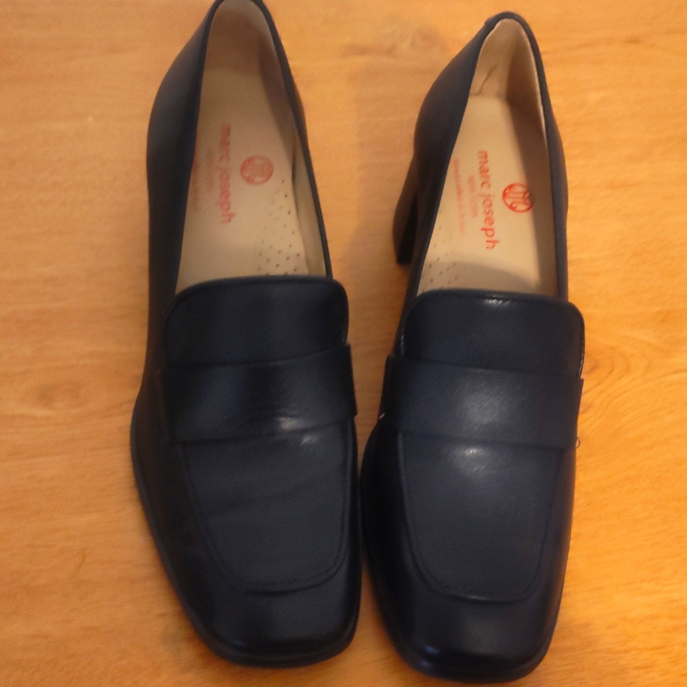Marc Joseph Gardenia Block Heel Dressy Loafer - Picture 3 of 6